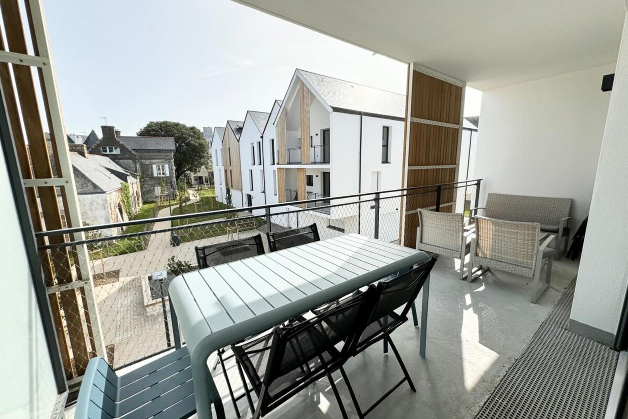 T3 De Standing Plein Bourg - 100M Des Plages Saint-Pierre-Quiberon Exteriör bild