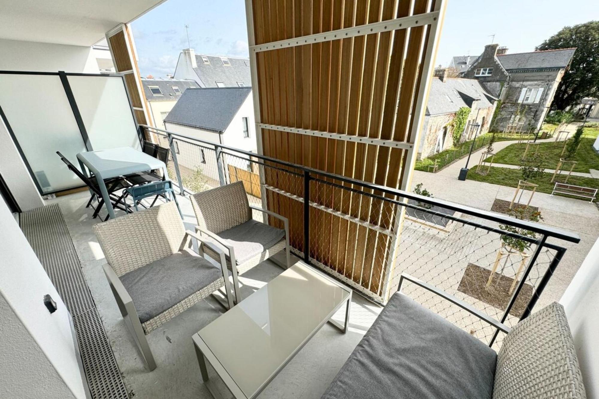 T3 De Standing Plein Bourg - 100M Des Plages Saint-Pierre-Quiberon Exteriör bild