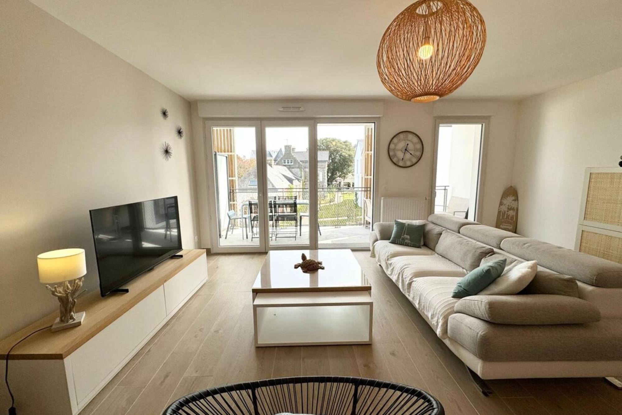 T3 De Standing Plein Bourg - 100M Des Plages Saint-Pierre-Quiberon Exteriör bild